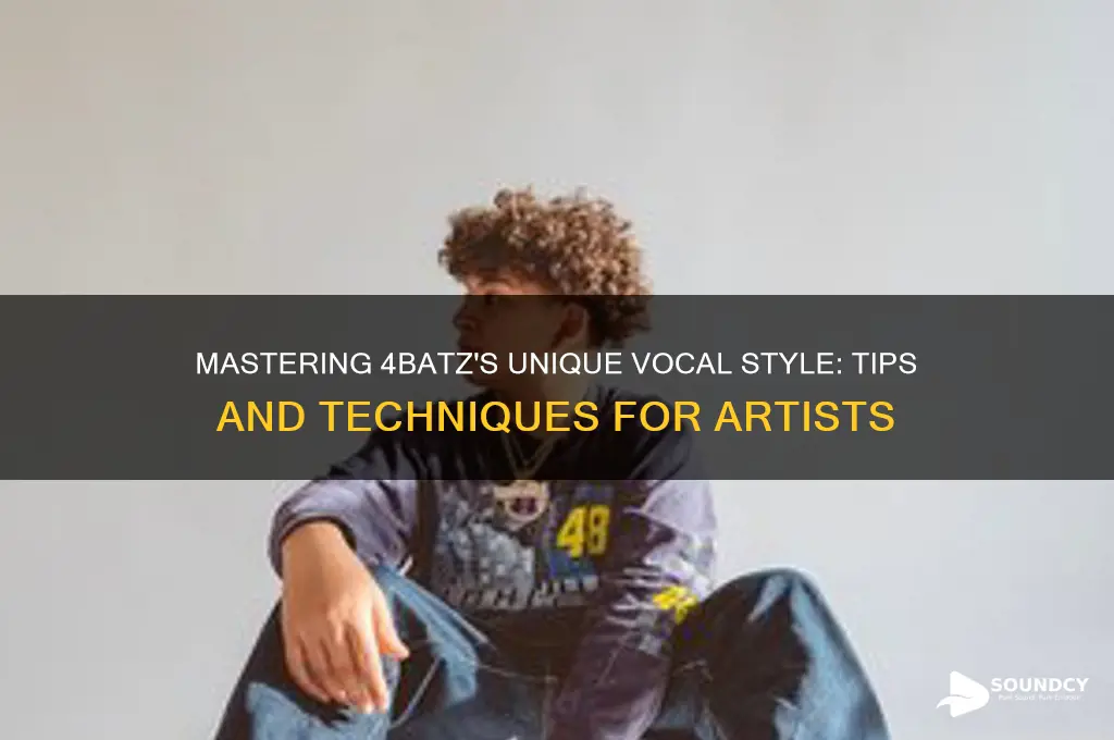 how to sound like 4batz