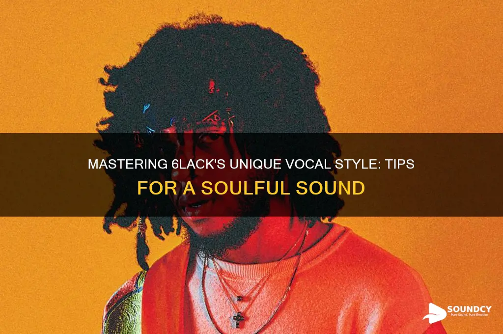 how to sound like 6lack
