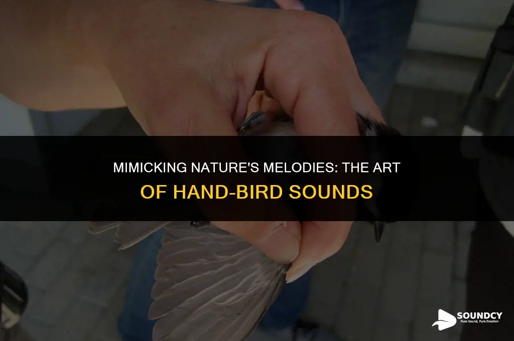 how to sound like a bird with your hands