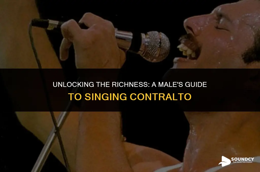 how to sound like a contralto as a male