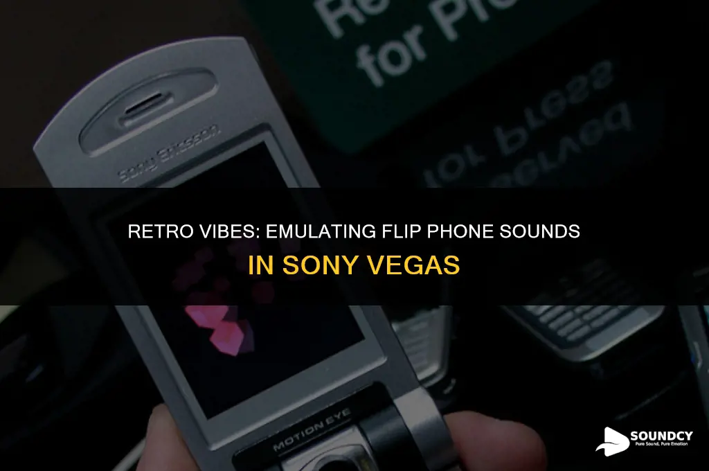 how to sound like a flip phone sony vegas