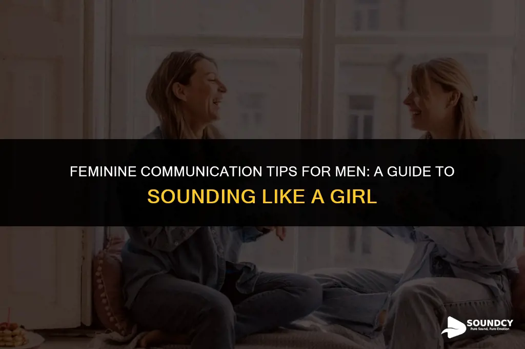 how to sound like a girl when your guy