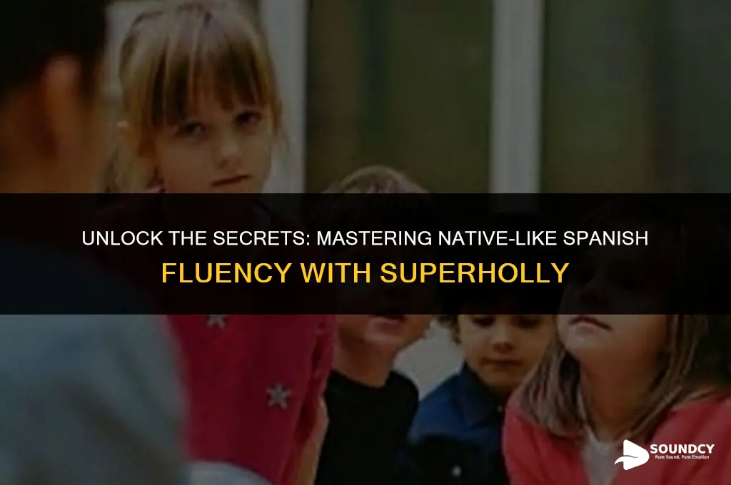 how to sound like a native spanish speaker superholly