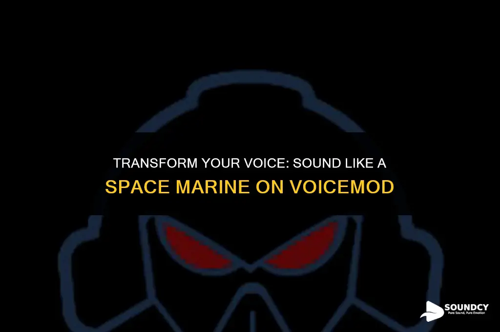 how to sound like a space marine on voicemod