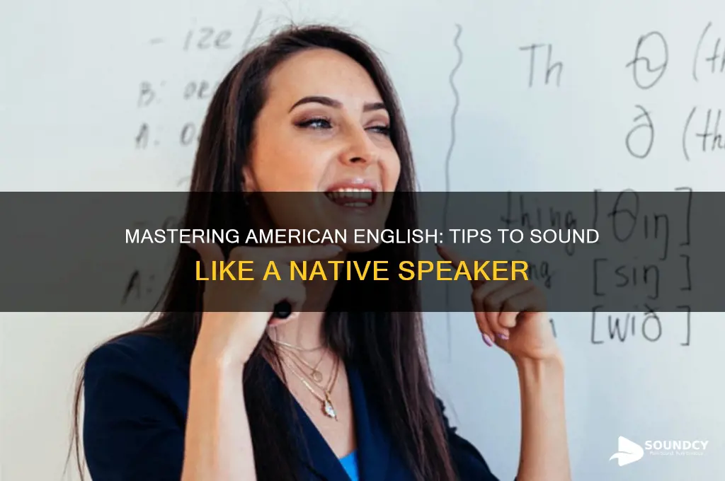 how to sound like american