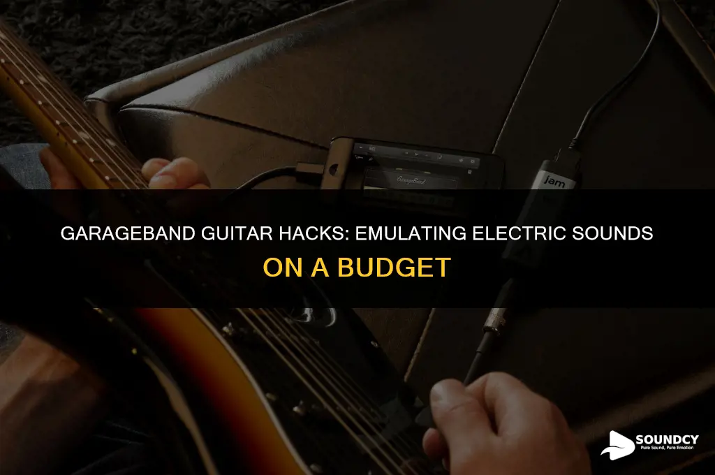how to sound like an electric guitar in garageband