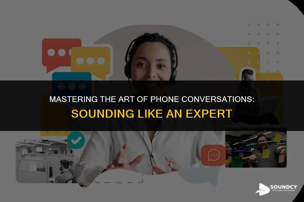 how to sound like an expert on the phone