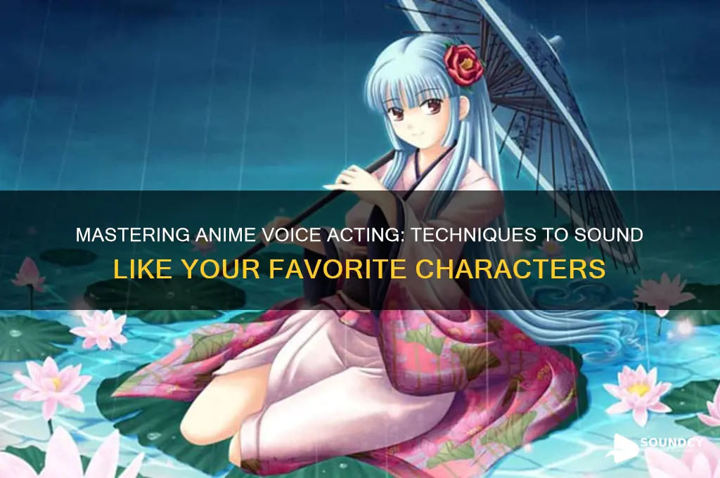 how to sound like anime