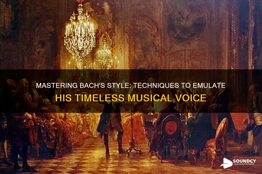 how to sound like bach