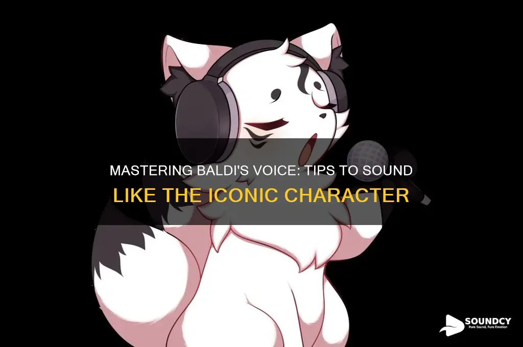 how to sound like baldi