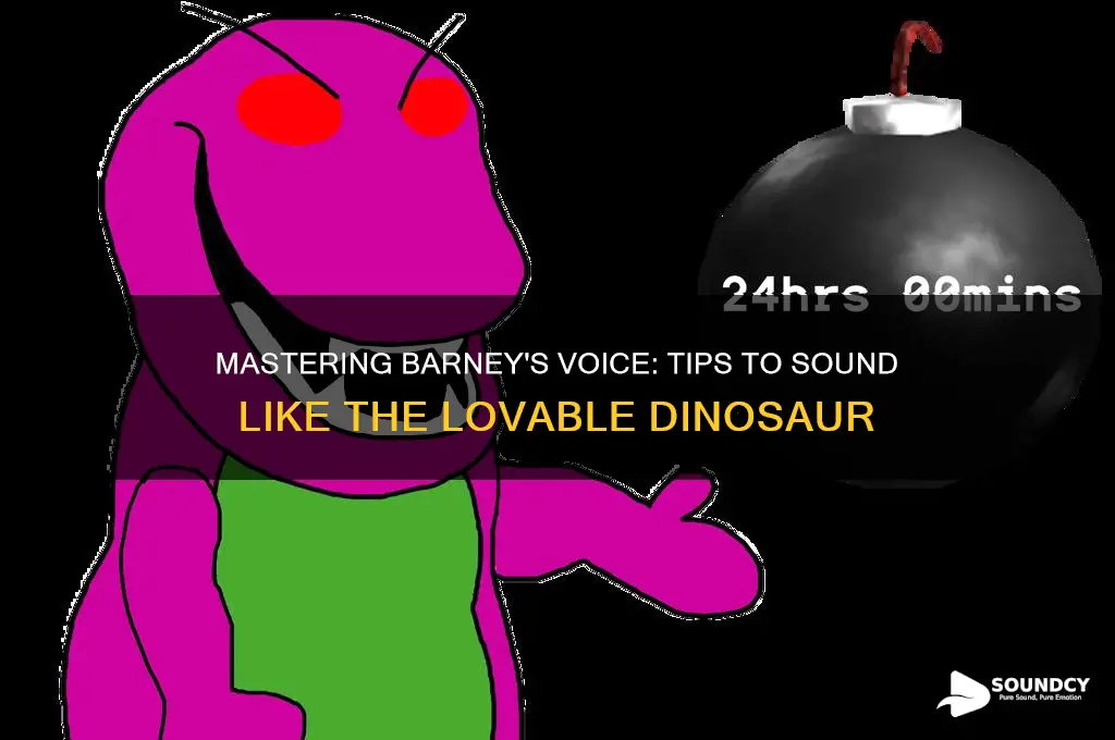 how to sound like barney