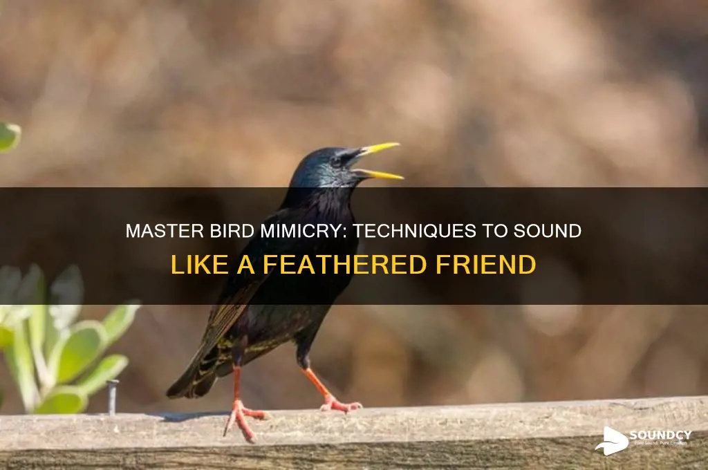 how to sound like bird