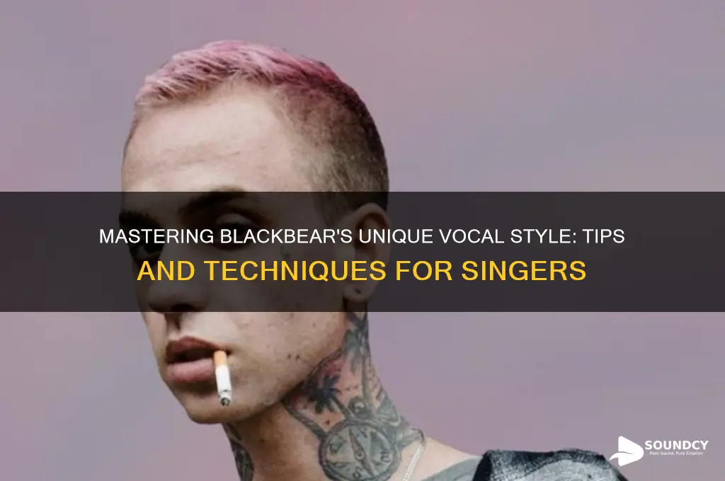 how to sound like blackbear