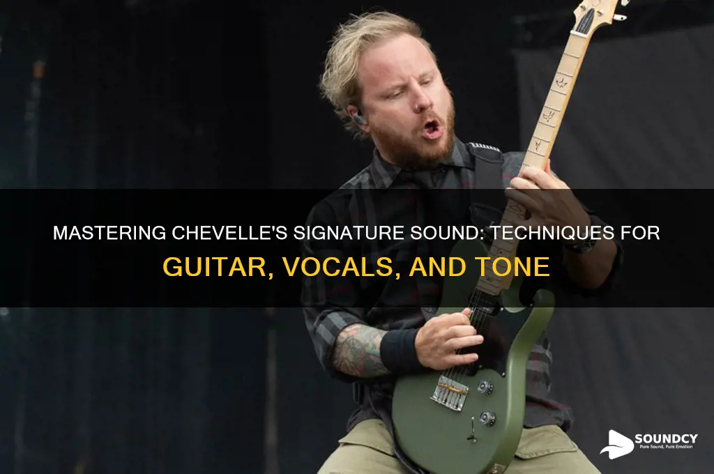 how to sound like chevelle