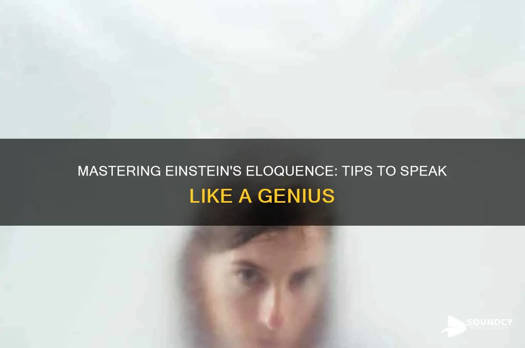 how to sound like einstein