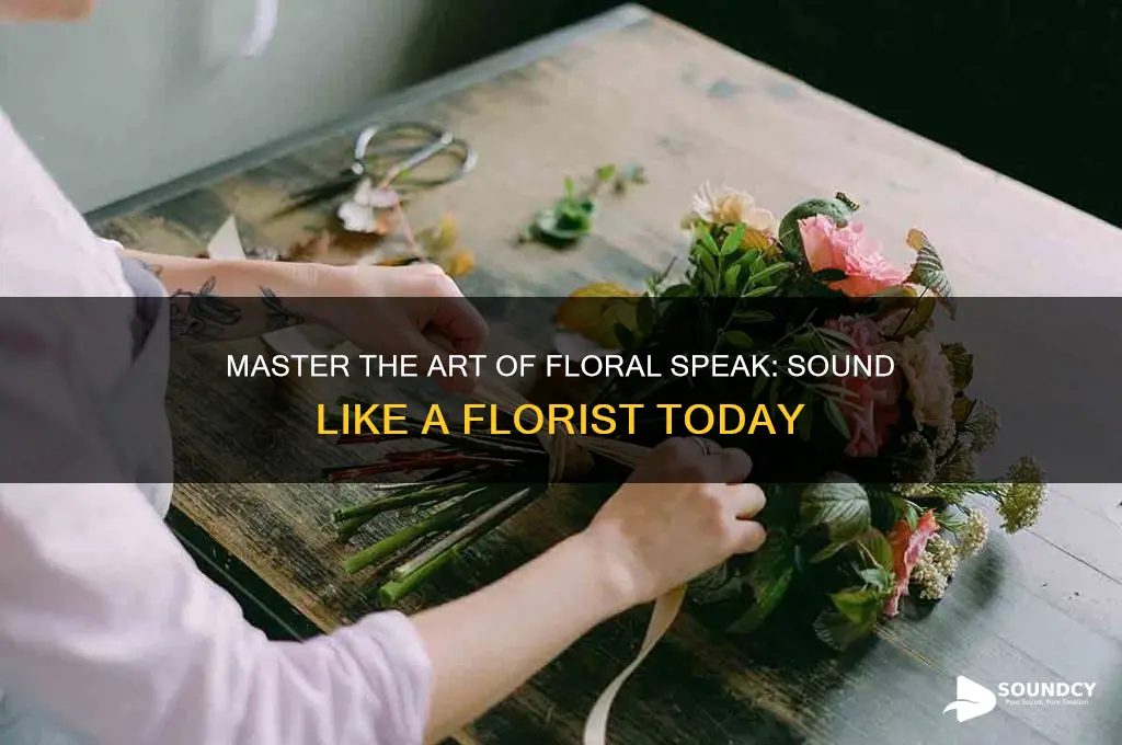how to sound like florist