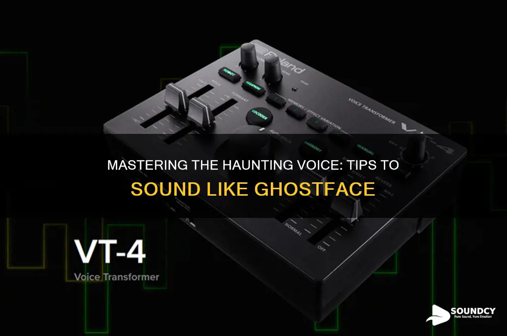 how to sound like ghostface