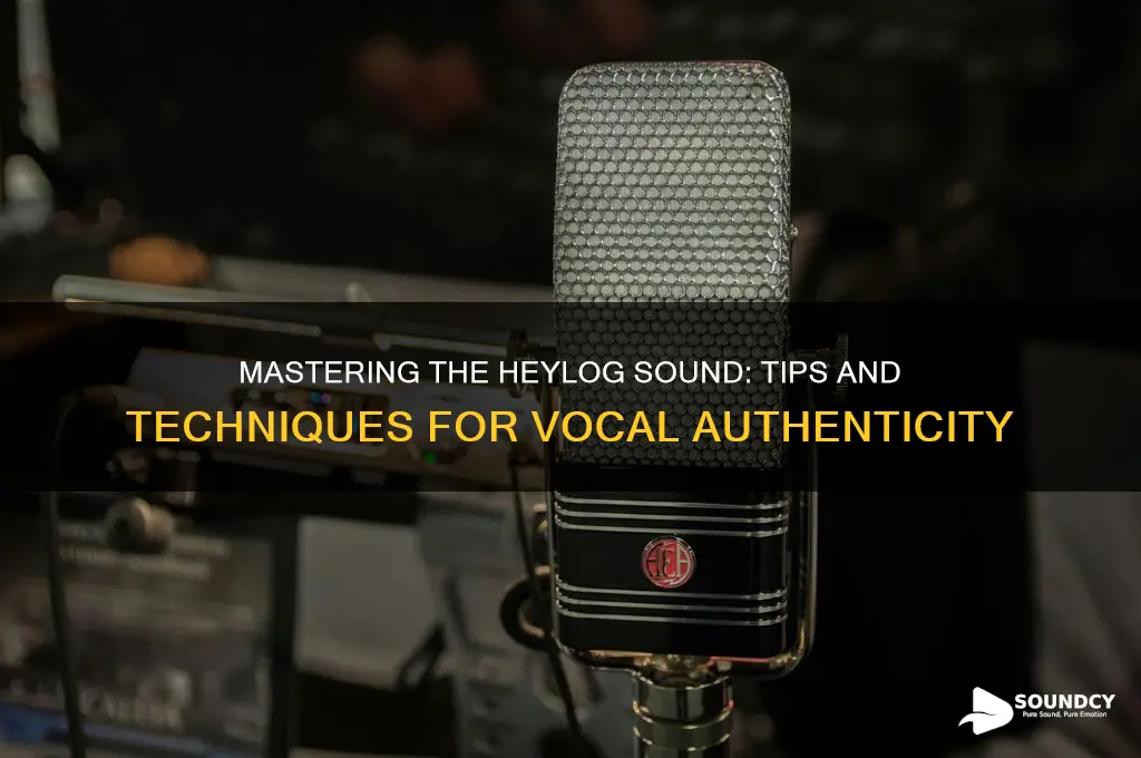 how to sound like heylog