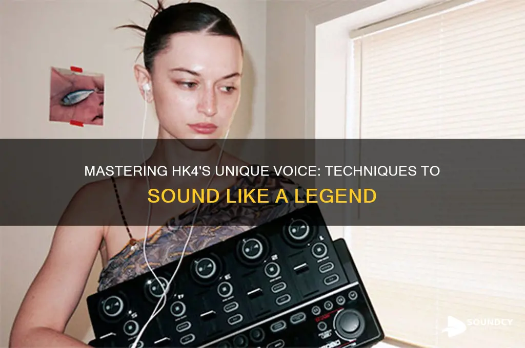 how to sound like hk4