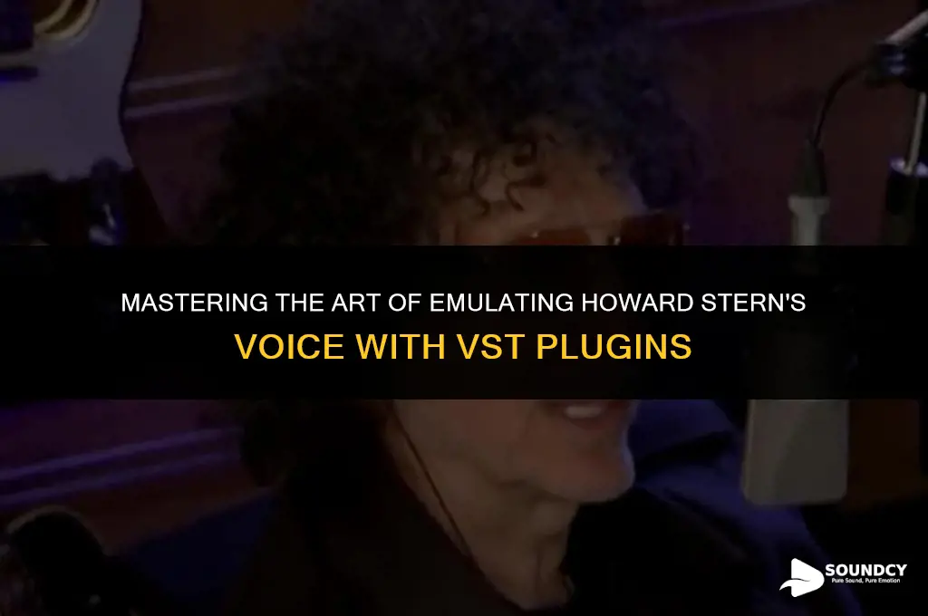 how to sound like howard stern with vst plugins