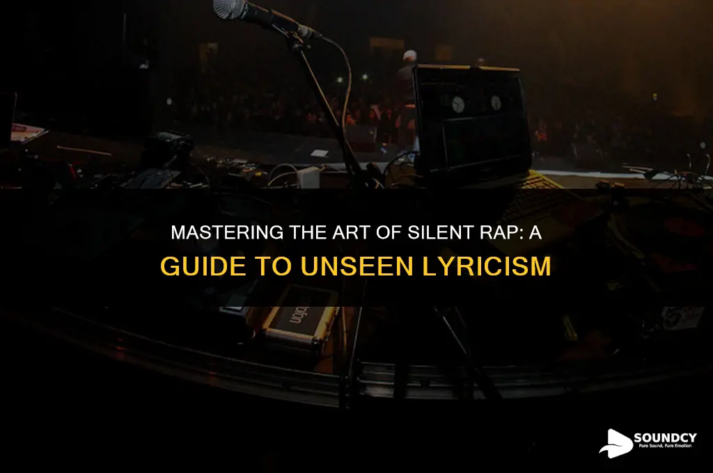 how to sound like im not talking while rapping