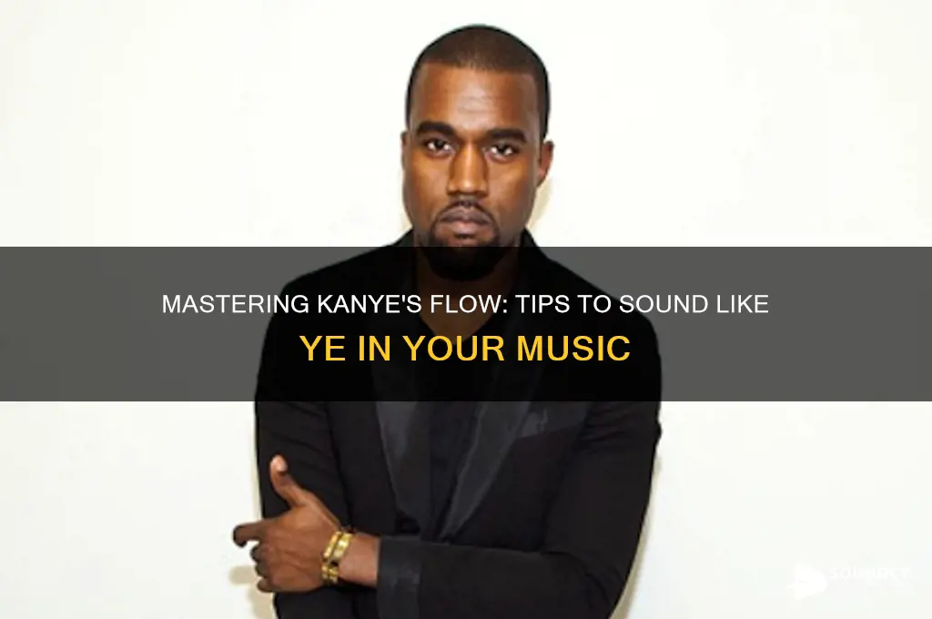 how to sound like kanye