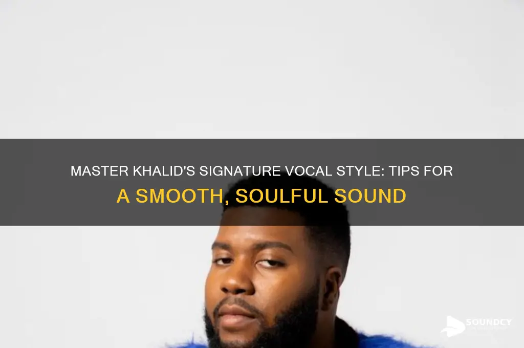 how to sound like khalid