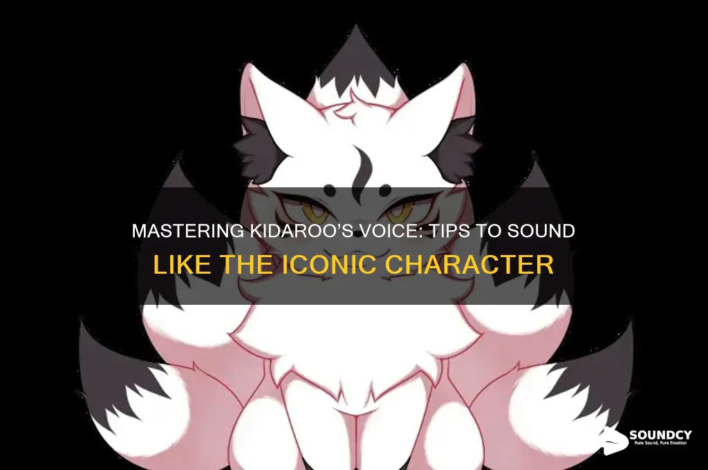 how to sound like kidaroo