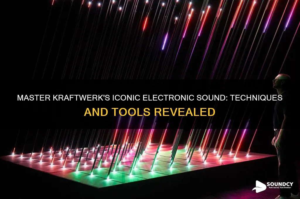 how to sound like kraftwerk