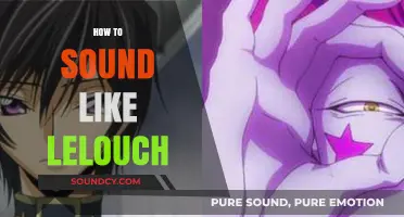 Master Lelouch's Charismatic Voice: A Guide to His Distinct Tone