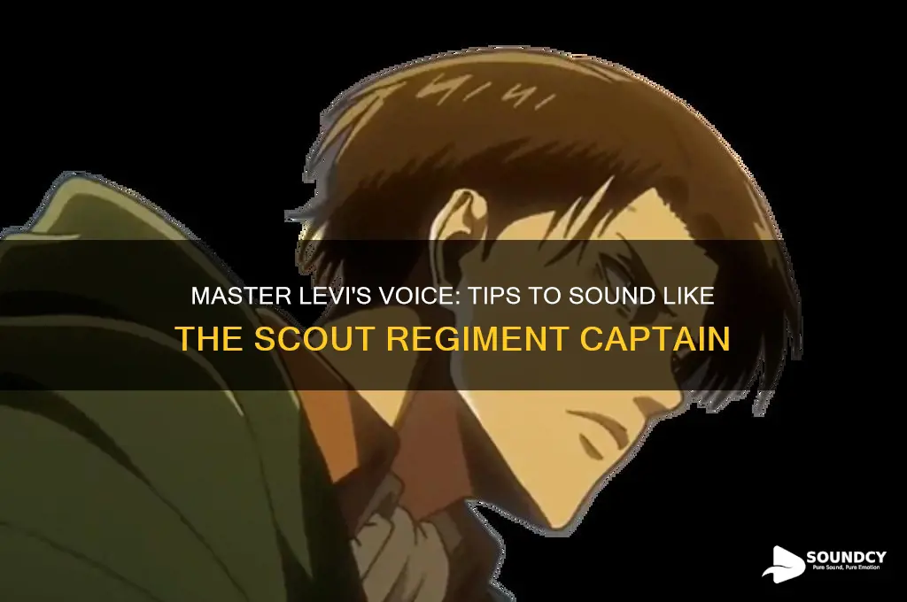 how to sound like levi