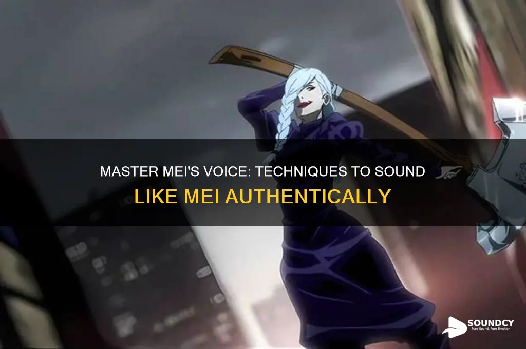 how to sound like mei