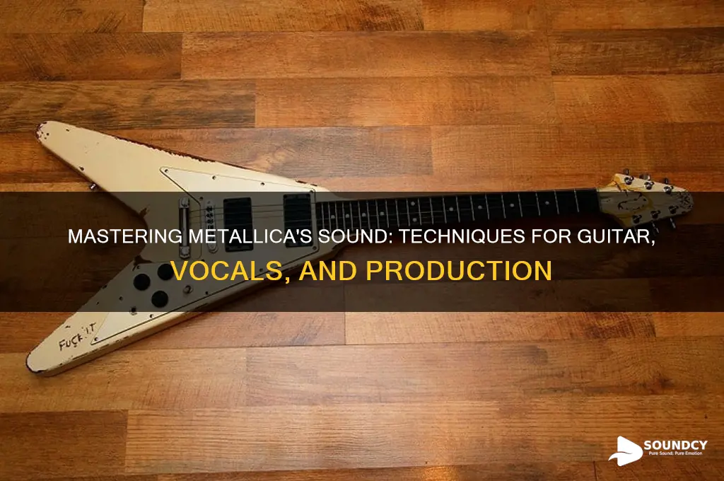 how to sound like metallica