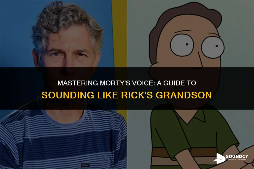 how to sound like morty from rick and morty