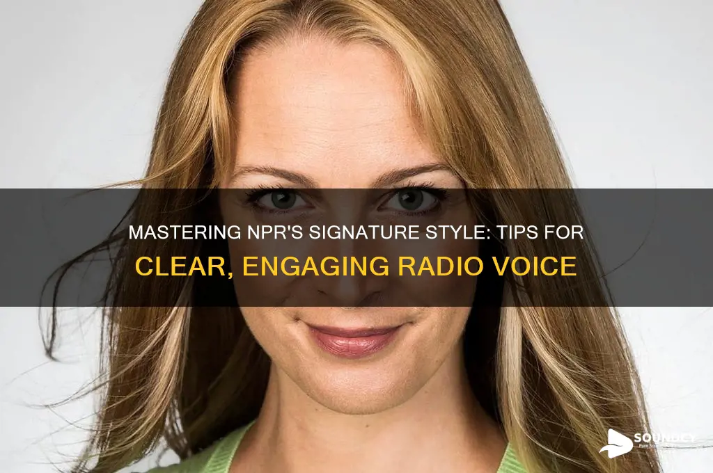 how to sound like npr