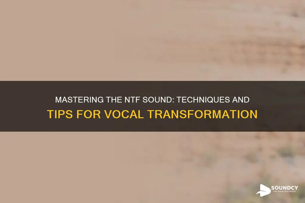 how to sound like ntf