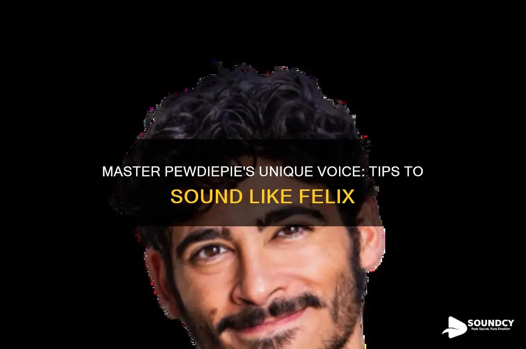 how to sound like pewdiepie