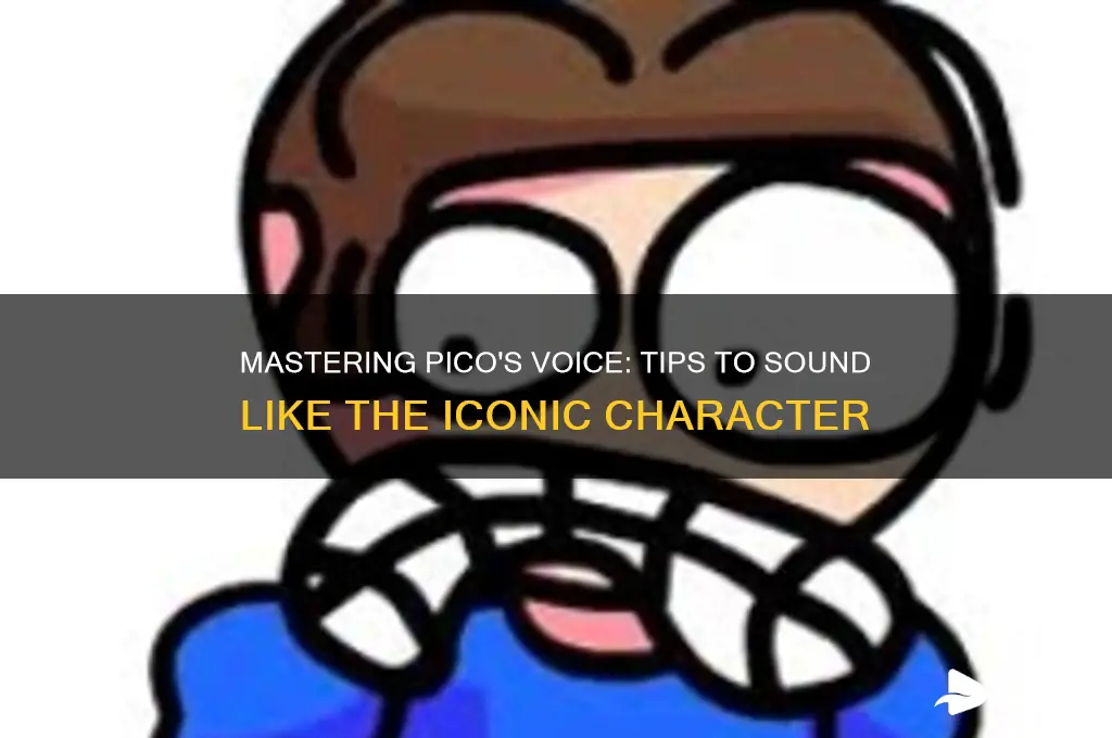 how to sound like pico