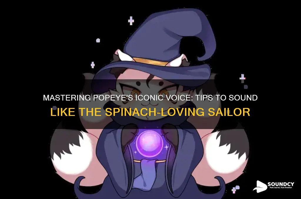 how to sound like popeye