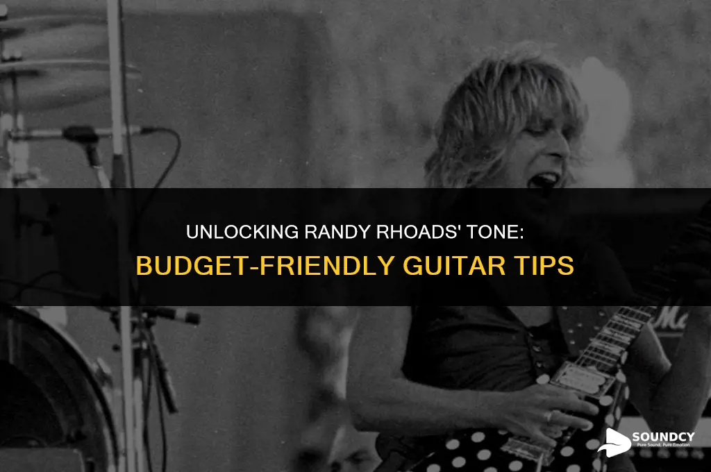 how to sound like randy rhoads on a budget