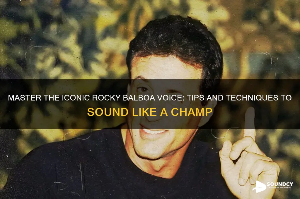 how to sound like rocky
