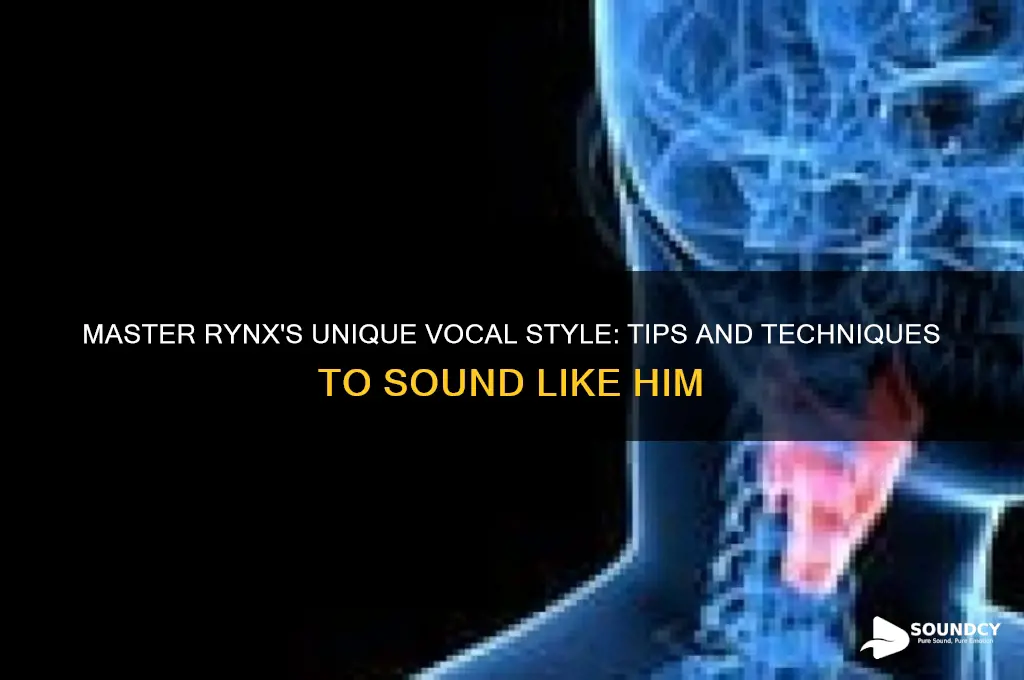 how to sound like rynx