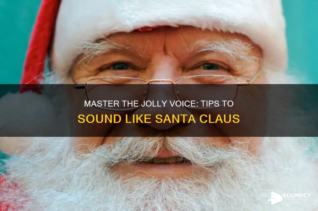 how to sound like santa