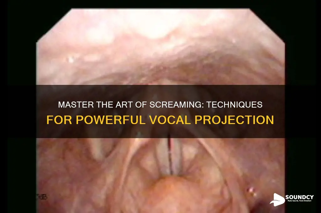 how to sound like scream