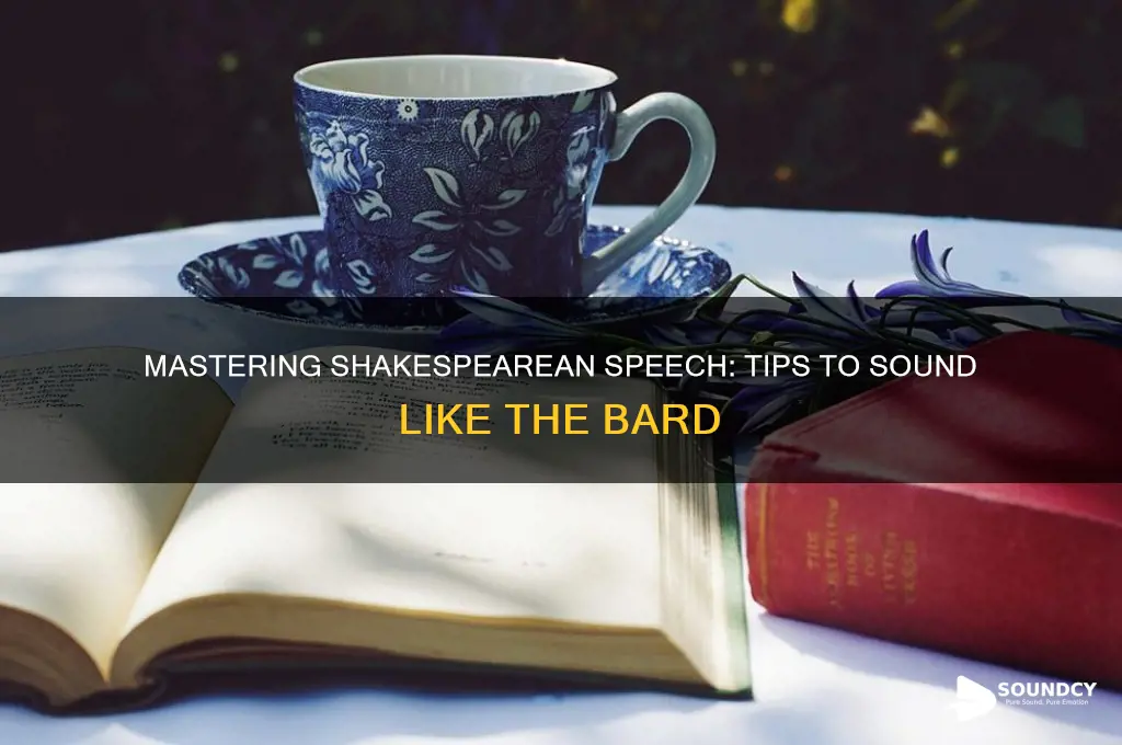 how to sound like shakespeare