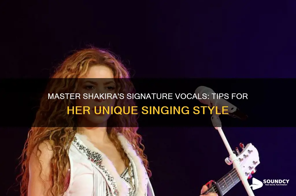 how to sound like shakira