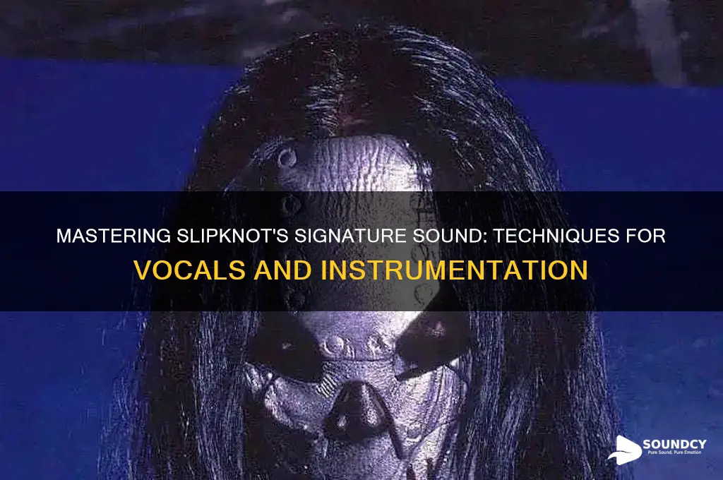 how to sound like slipknot