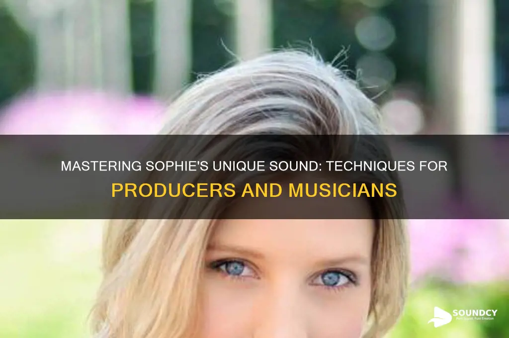 how to sound like sophie