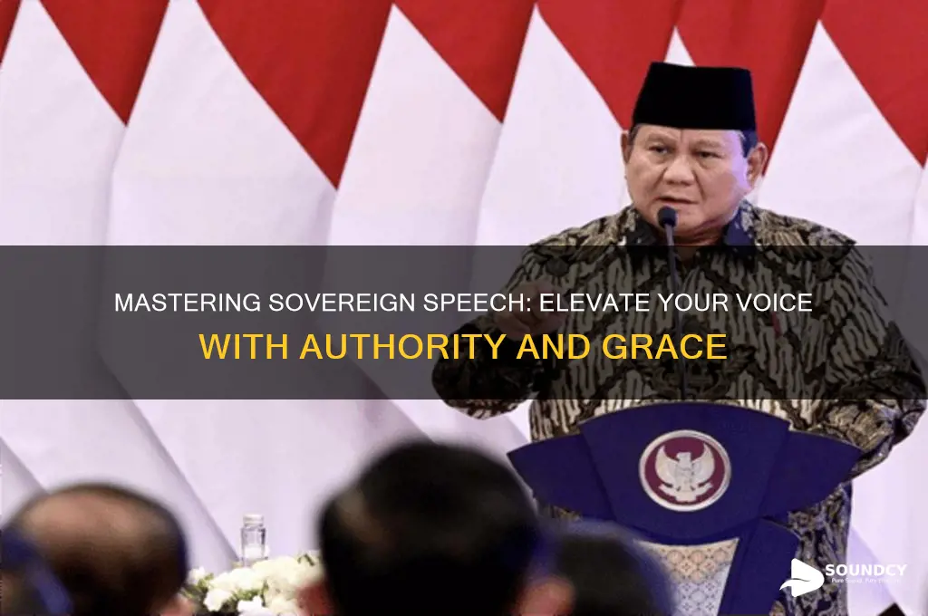 how to sound like sovereign