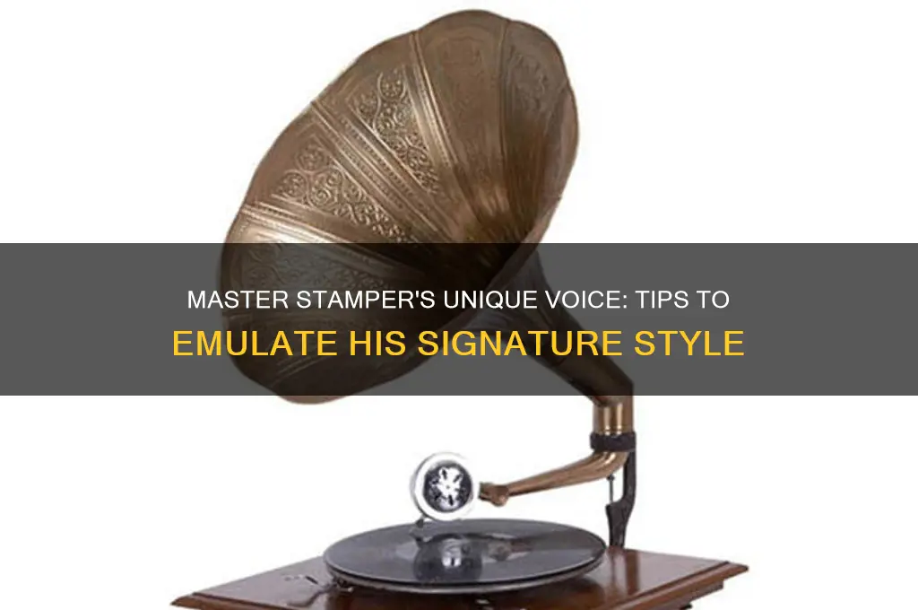 how to sound like stamper